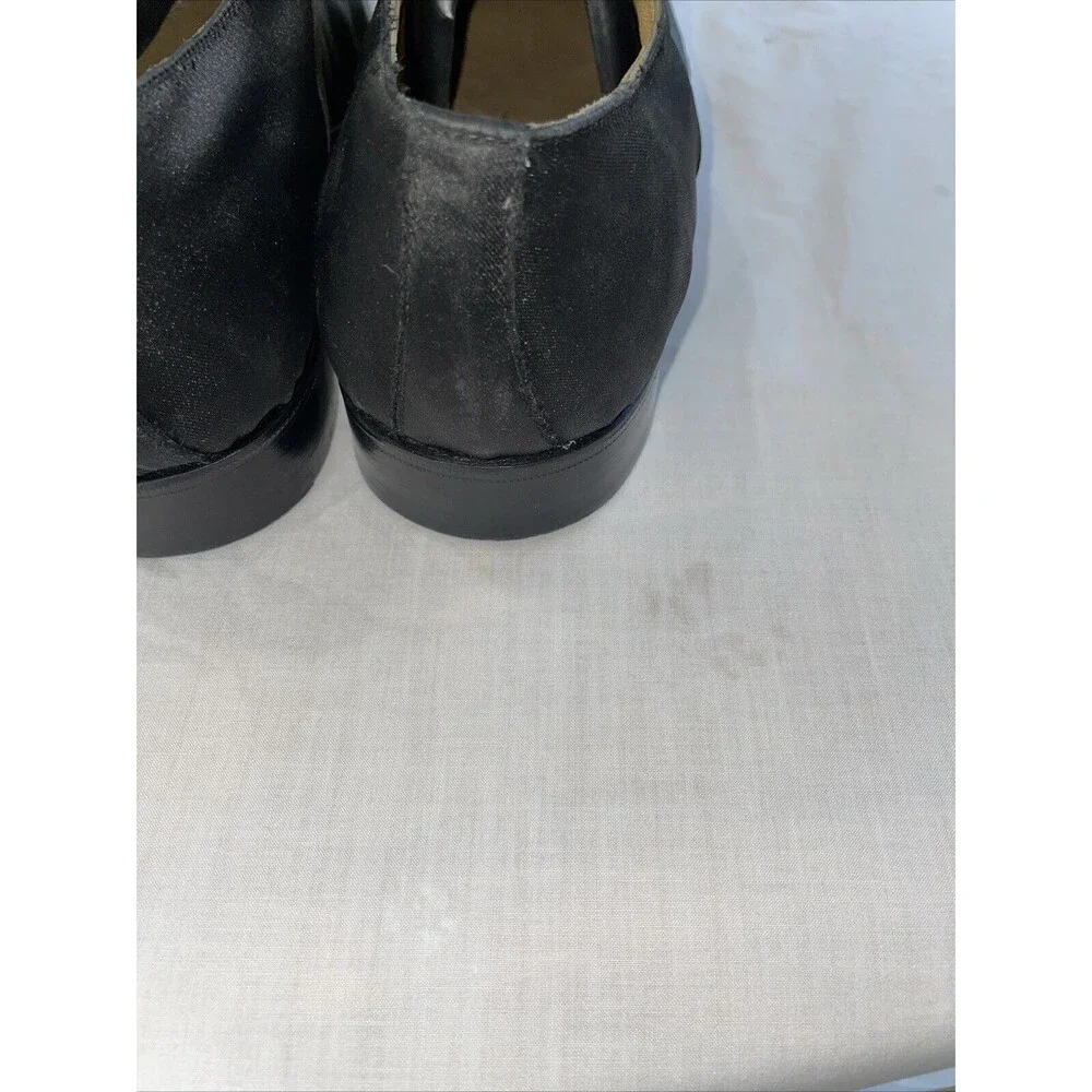 Moreschi Men’s Tuxedo Satin Shoes Size 11 M Black Party Ballroom Business Formal